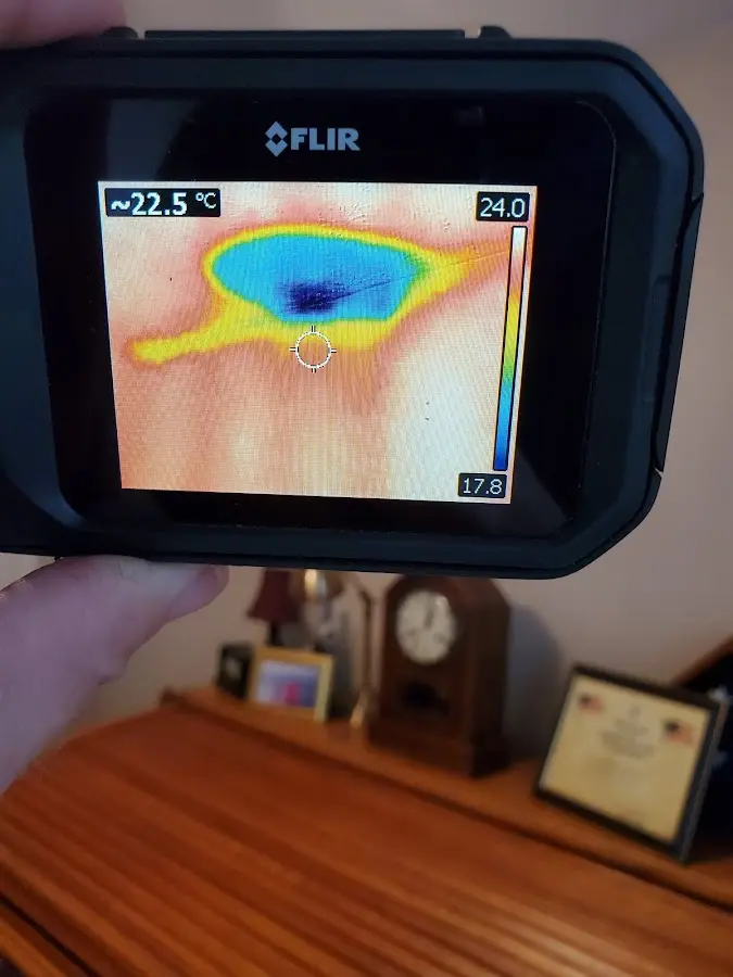 Thermal imaging inspection for water damage in Dublin